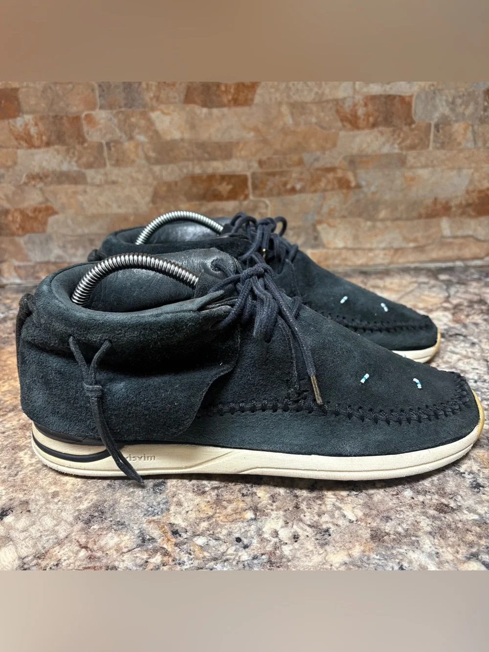 Visvim FBT Shaman Lhamo Folk Mid Black size 9